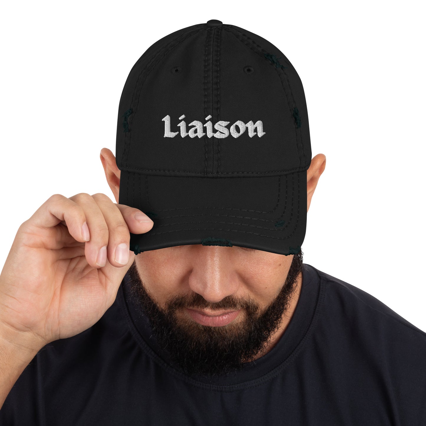 LIAISON DISTRESSED HAT